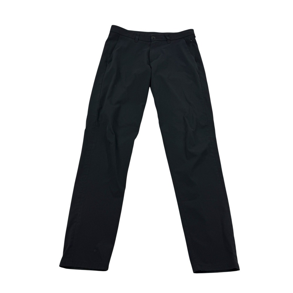 Lululemon Black Commission Ventlight Mesh Stretch Quick-Dry Pants Men's 31x32‎